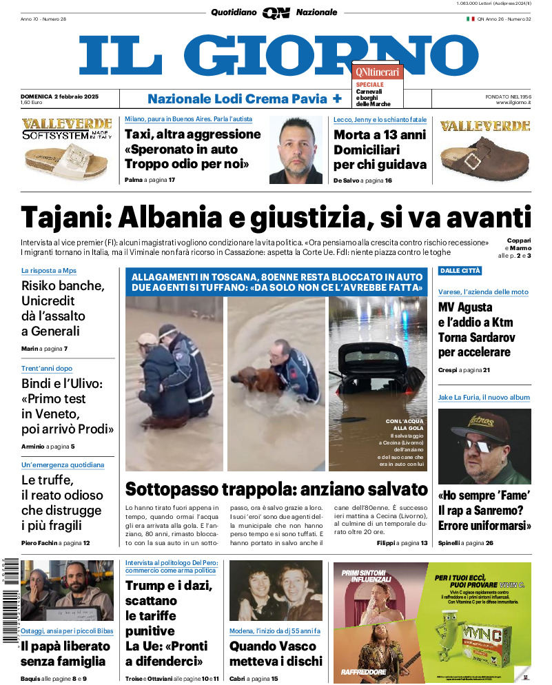 Prima-pagina-il giorno-edizione-di-oggi-20250202